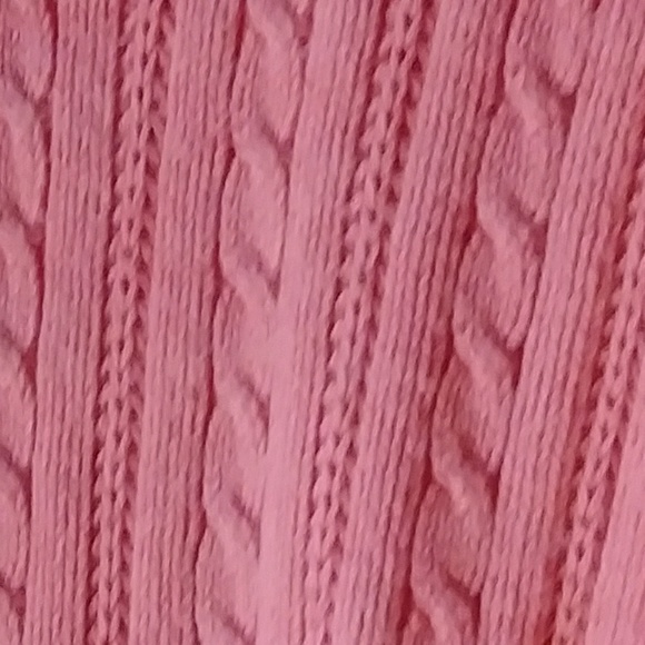 Talbots Pink Cable Knit Sweater - Picture 2 of 4